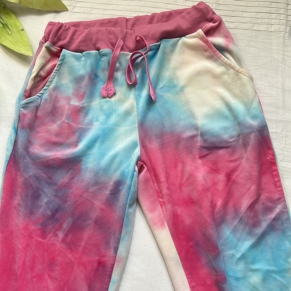 Ladies Sports Trousers, Breathable Simple Style Random Dyeing Ankle Banded Pants - Picture 3 of 5